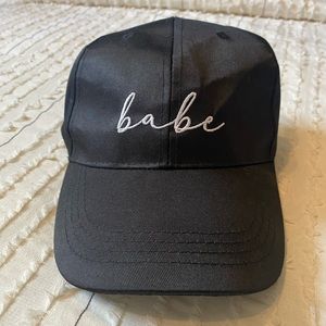 Black ‘Babe’ Baseball Cap
